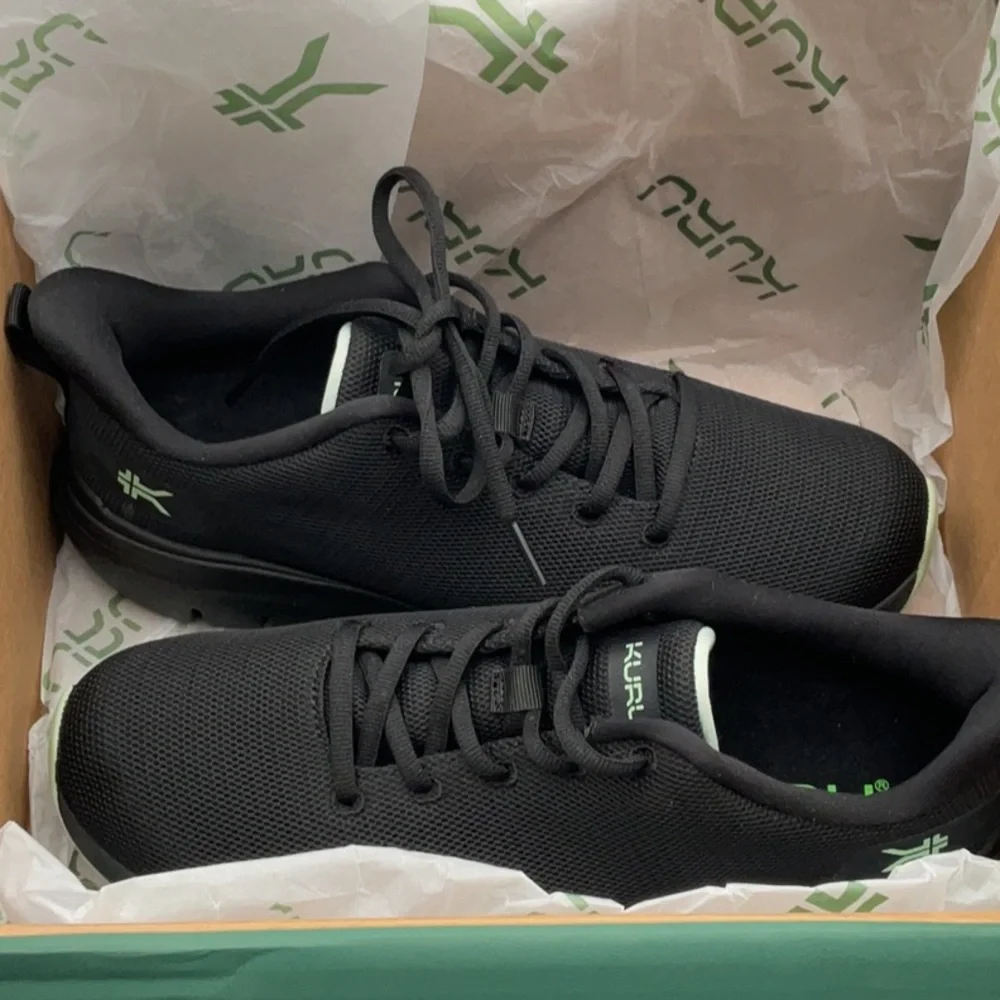 KURU‎ FLEX Via Black Athletic Shoes size 11M